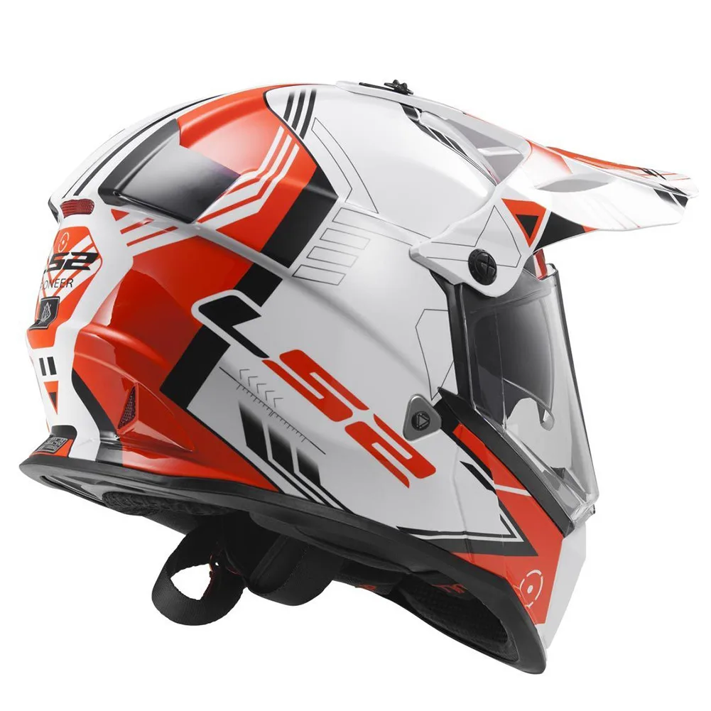 LS2 PIONEER мотоциклетный внедорожный шлем для мотокросса Capacete Casco горные кросс мото
