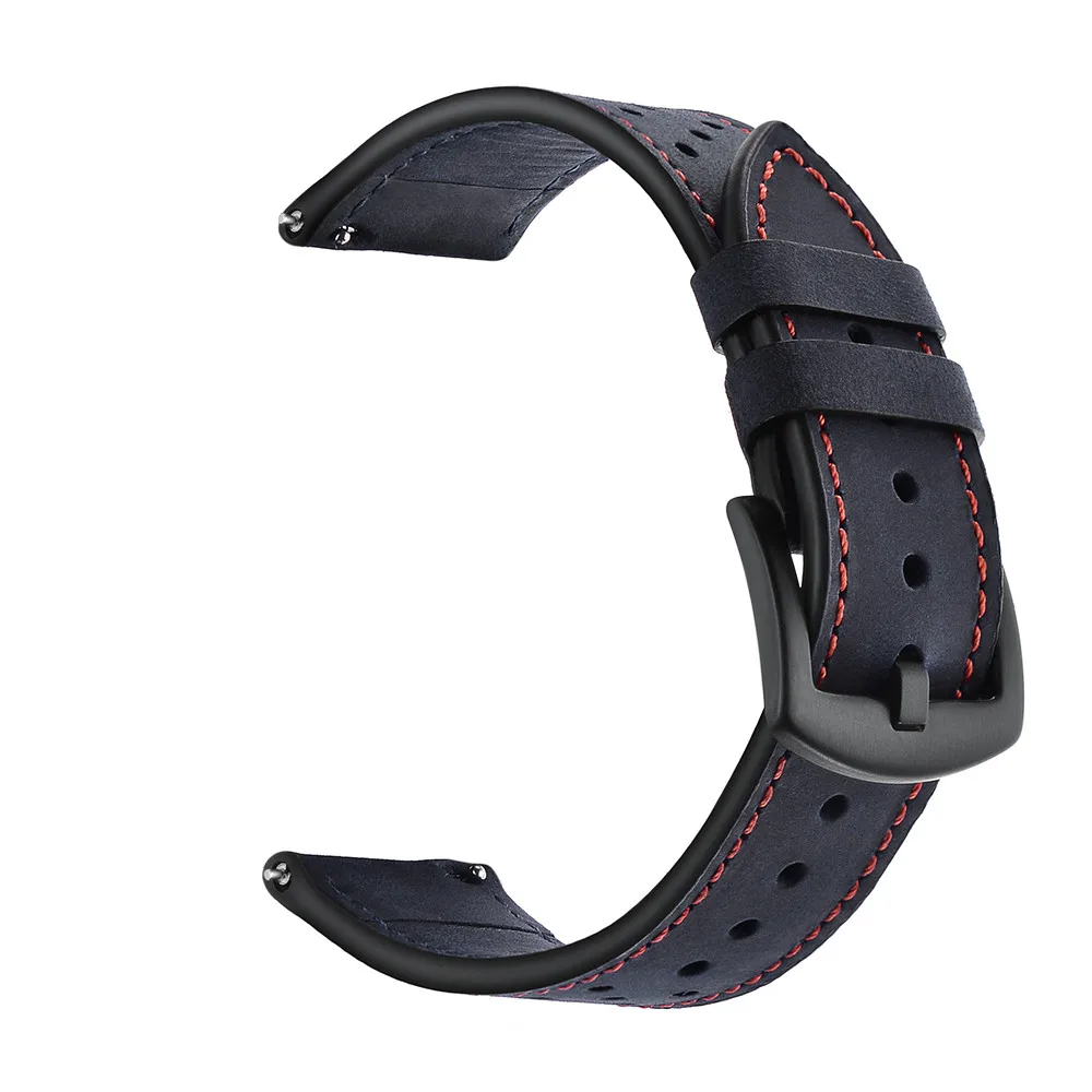 CAPRIE качество Смарт часы кожаный ремешок для HUAMI Amazfit Stratos 2/2S 80706 - Цвет: NY