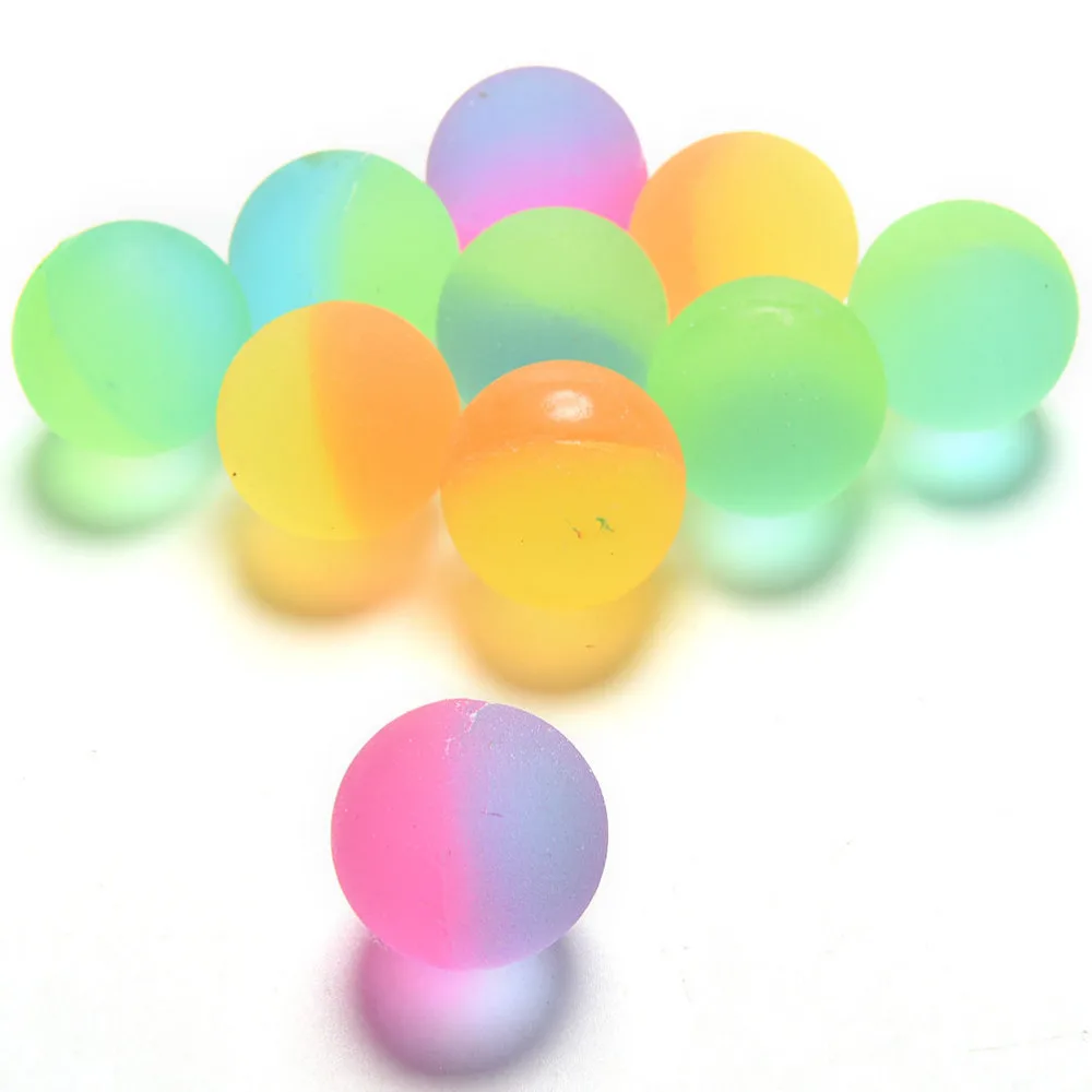 10 шт. цветной прыгающий резиновый мяч, уличные игрушки для детей, спортивные игры, эластичные жонглирующие прыгающие шары, игрушечный шар для детей
