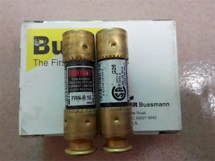 

FRS-R-15 delay fuse fuse 21X127 FUSETRON BUSS genuine 15A600V