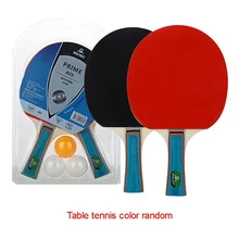 2 racket+3 balls Professional carbon fiber table tennis rackets with double face pimples table tennis rubber ping pong racket