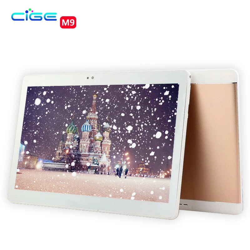 

CIGE 10.1 inch Original 4G Tablet Pc Phone Call Dual SIM card Android 6.0 1920x1200 Octa Core Tablets pcs 64B Wifi Bluetooth 10