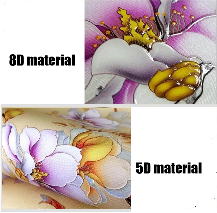 8d/5d белый Mangnolia цветок Papel росписи 3d настенные фрески обои для Гостиная ТВ диван