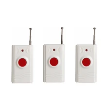 3 шт. DC12V 433 МГц Беспроводная Аварийная кнопка SOS система охранной сигнализации для комплектов охранной сигнализации