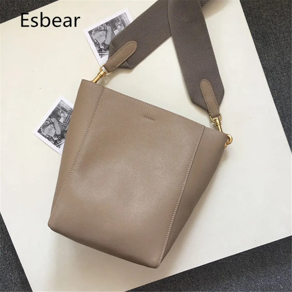 

Esbear Luxury Handbag Women Bags Ladies Retro Crossbody Shoulder Bags Designer Brand Leather Bag Female Vintage Satchel Bags
