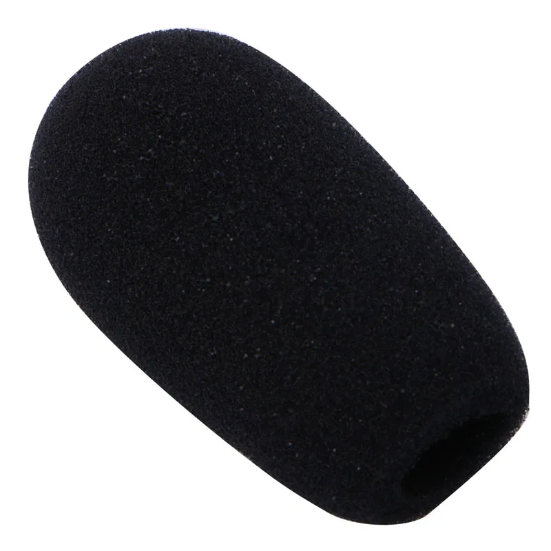 

5PCS Black Microphone Headset Foam Sponge Windscreen Mic Cover 5 Sizes F42D