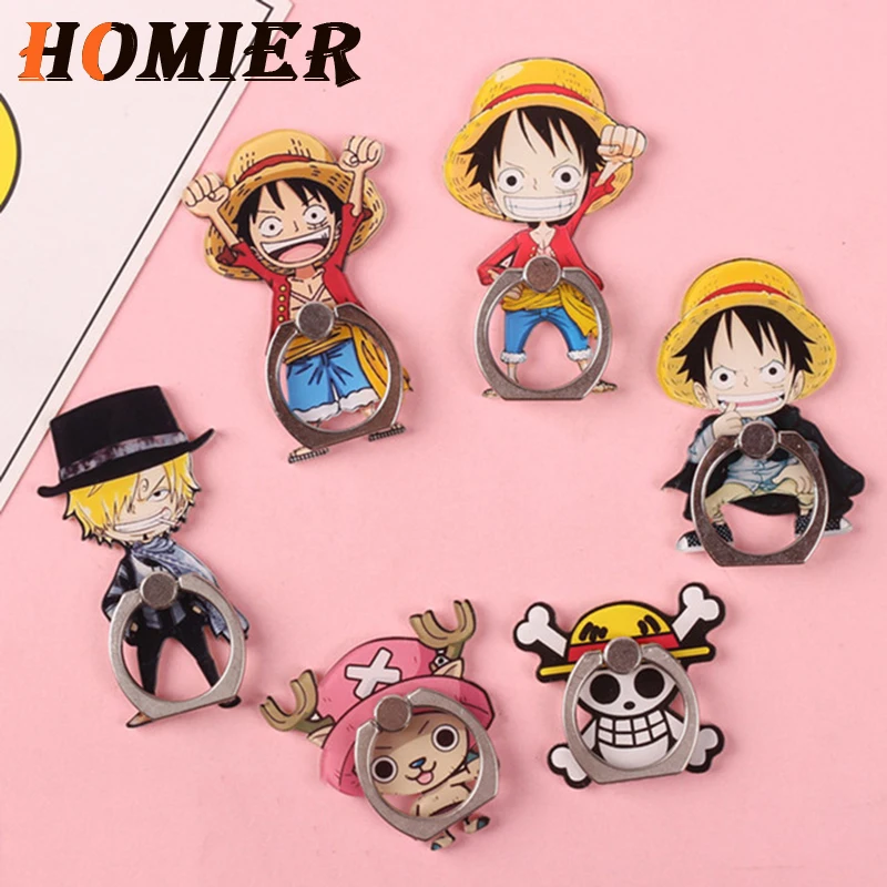

Popular one piece Metal Finger Ring Mobile Cell Phone Cartoon Hand Stand Holder For iphone7 telef Tablet Bracket Portable holder