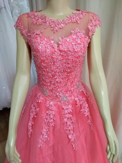 Favordear Quinceanera Бисер сладкий 16 платье Vestidos De 15 Anos Кепки рукавом Бирюзовый Вино Quinceanera платья вечерние платье