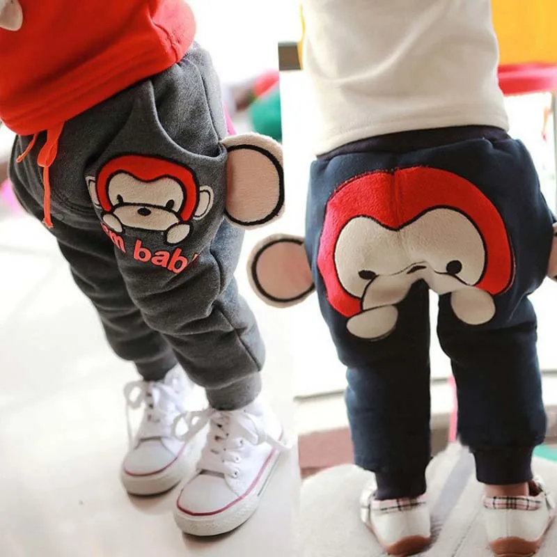 

Boys girls Pants children clothes winter Kids warm pants for girls Autumn children cotton thick boys warm pants kids trousers
