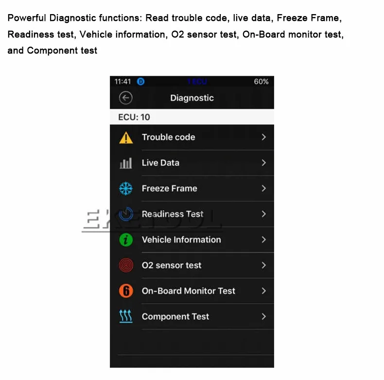 Последняя версия XTool iOBD2 MFi BT версия работает iOS/Android подключение через Bluetooth работает автомобиль после 1996 iOBD2 мини сканирование