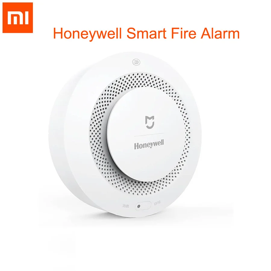 Оригинальный Xiaomi Mijia Honeywell пожарная сигнализация детектор звуковой и визуальной сигнализации работа с шлюзом детектор дыма умный дом пульт