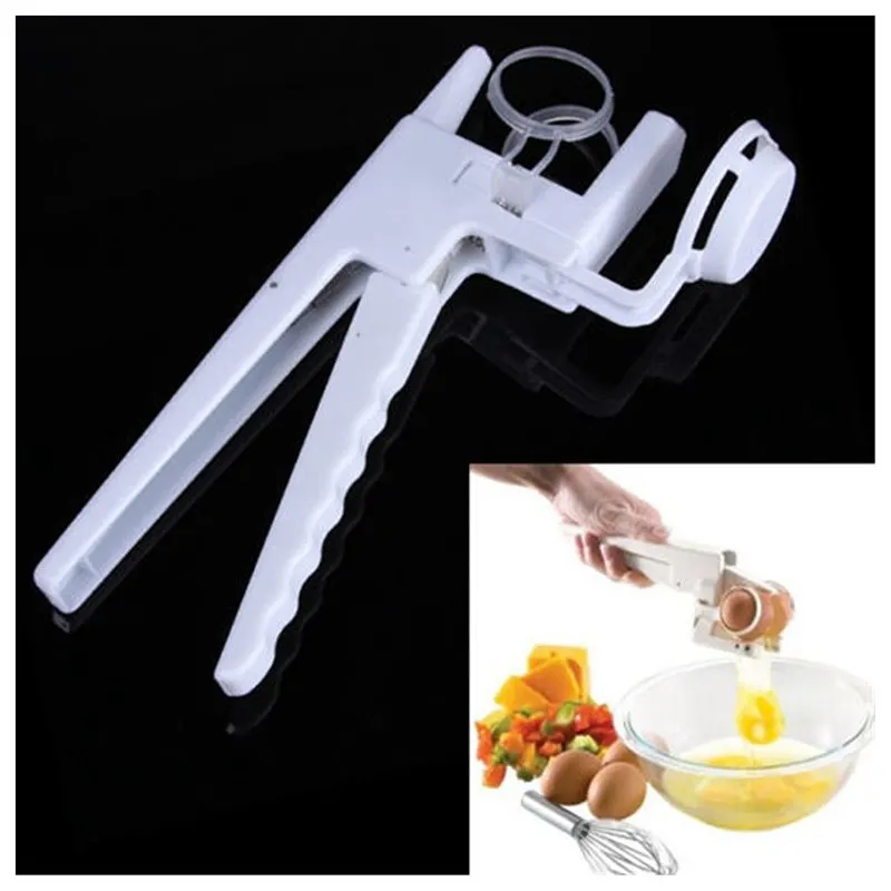 Egg Cracker Handheld York & White Separator On TV Kitchen Gadget Tool