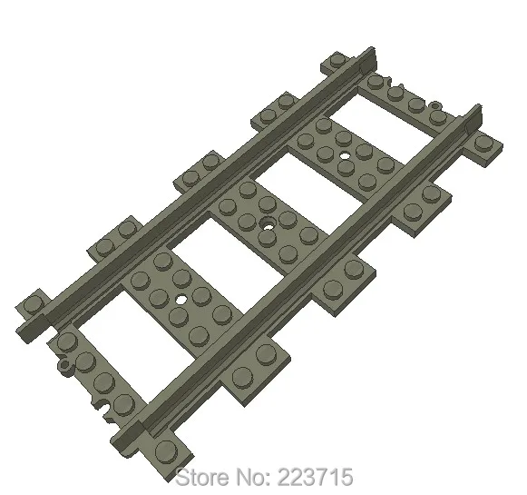 

*Rail Straight 16 M*5pcs DIY enlighten block brick part No.53401 Compatible With Other Assembles Particles