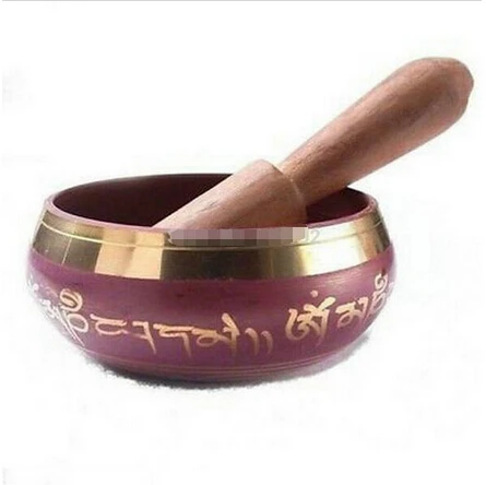 

B0601 321 Tibetan Copper Crafted wonderful Chakra Singing Bowl Meditation