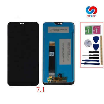 

5.84" Original LCD For Nokia 7.1 N7.1 2018 Display Touch Screen Pantalla Digitizer Assembly Replacement Parts+Repair Tools set