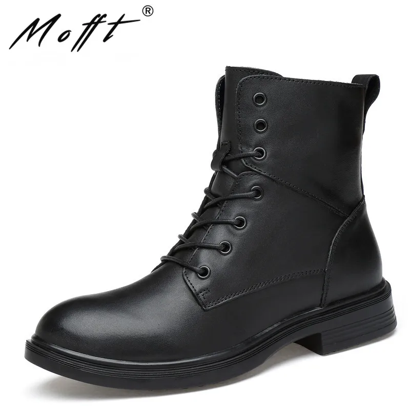 Size 35 50 Genuine Leather Boots Men Spring Winter High Top Leather ...