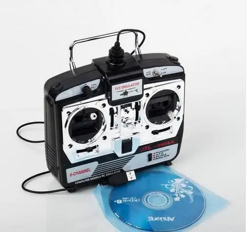 

G7 Real simulator JTL 0904A aircraft controller to PC rc helicopter simulater RF flight G6 G5 XTR FMS RACING