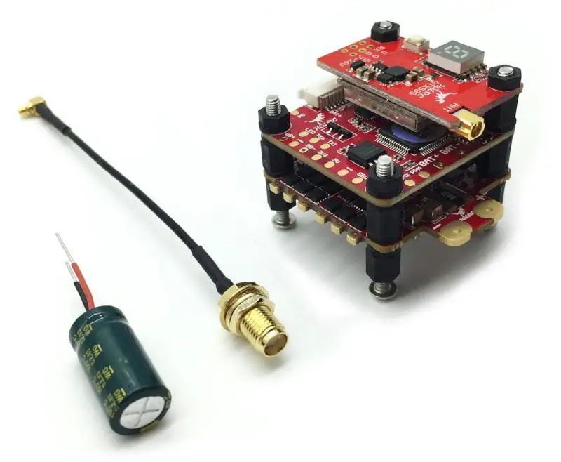 Контроллер полета HGLRC Titan Plus F460 GTX585 Stack AIRBUS F4 OSD & Dinoshot 60A Blheli_32 ESC 5 8G 48CH VTX|Детали и