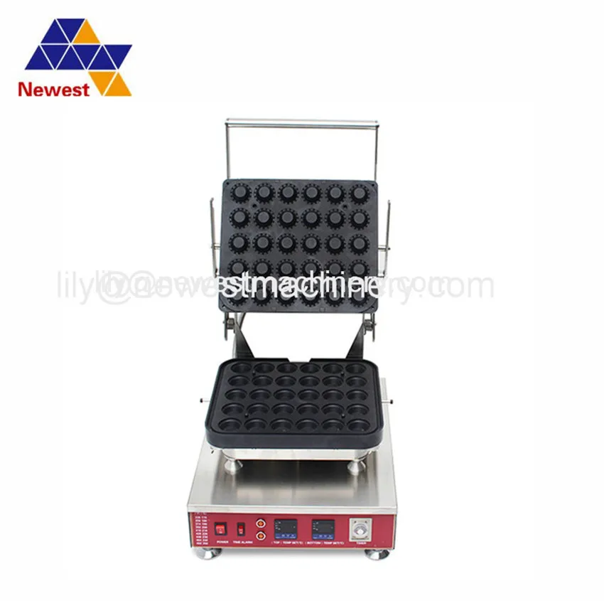 

Apple pie egg tarts and fruit egg tarts maker machine 30 Holes egg tarts shell maker for snack and dessert shop