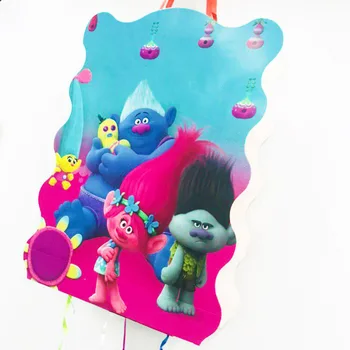 

1pc/set Cartoon Trolls Folding Pinata Kids Birthday Party Game Decoration Funny Boys Birthday Party Supplies TrollsPinata