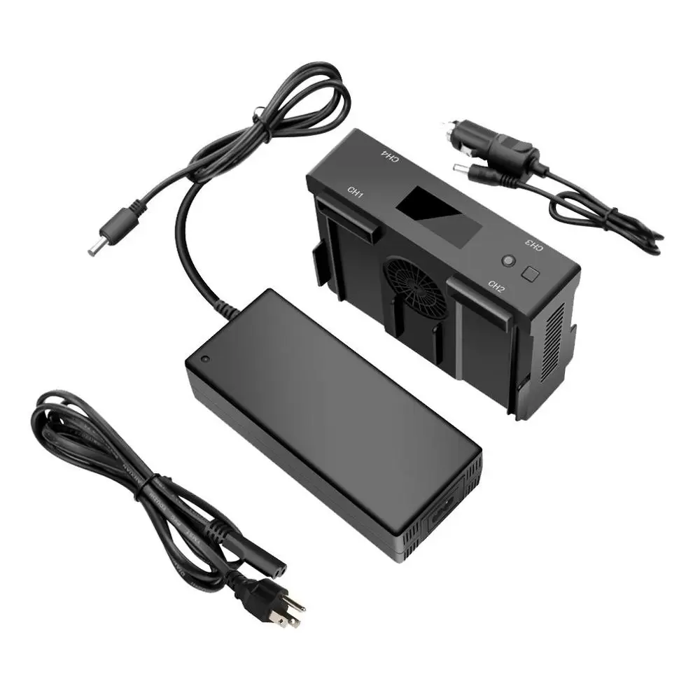 

Charging Hub Drone Charger For DJI Mavic 2 4 in1 Rapid Smart Multi Battery Intelligent Charger With LCD Display