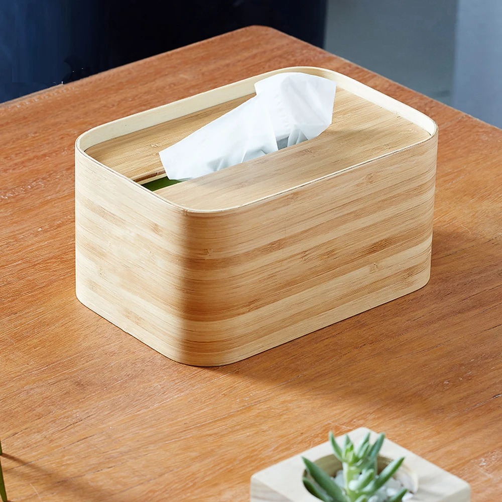 Buy Bamboo Tissue Box Creative Household Tissue box