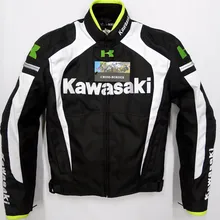 Уличная мотоциклетная Мото куртка для Кавасаки гоночная команда езда с протектором одежда