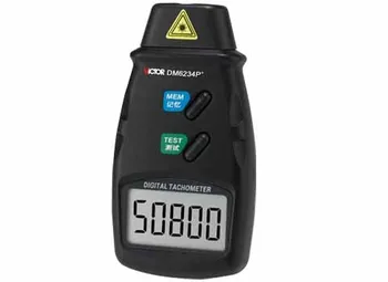 

Victor DM6234P+ 5-digit Digital Tachometer,Large LCD,Rotate speed tester,VS Fluke 931
