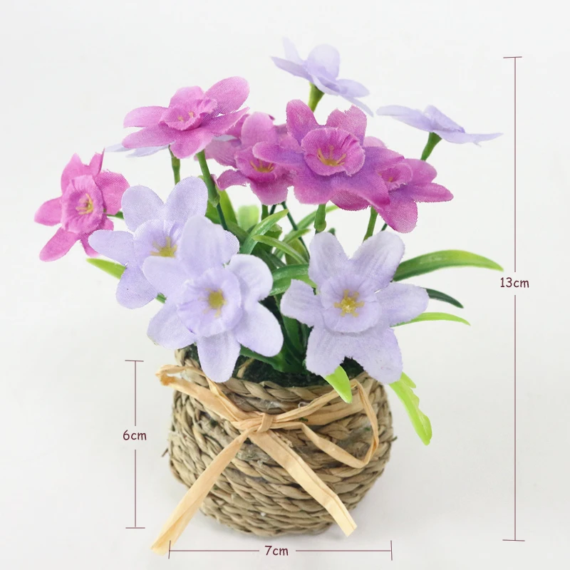 JAROWN Simulation Daffodil Set Artificial Narcissus Flower Silk Flower Plants Wedding Flores Home Decoration (13)