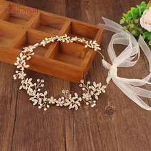 YouLaPan HP89 Свадебная повязка на голову с бриллиантами свадебная тиара для подружки невесты свадебный головной убор ручной работы свадебные аксессуары для волос