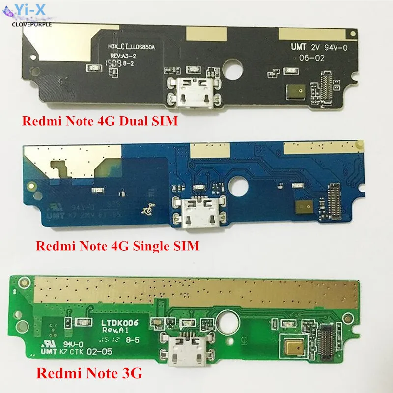 Порт зарядки Micro USB гибкий кабель ленточный модуль для Xiaomi Redmi Note 3G/4G Dual/Single SIM |