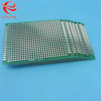 

10pcs Double Side Copper Prototype PCB Tinned Universal Board Experimental Development Plate 60x80mm 6x8cm