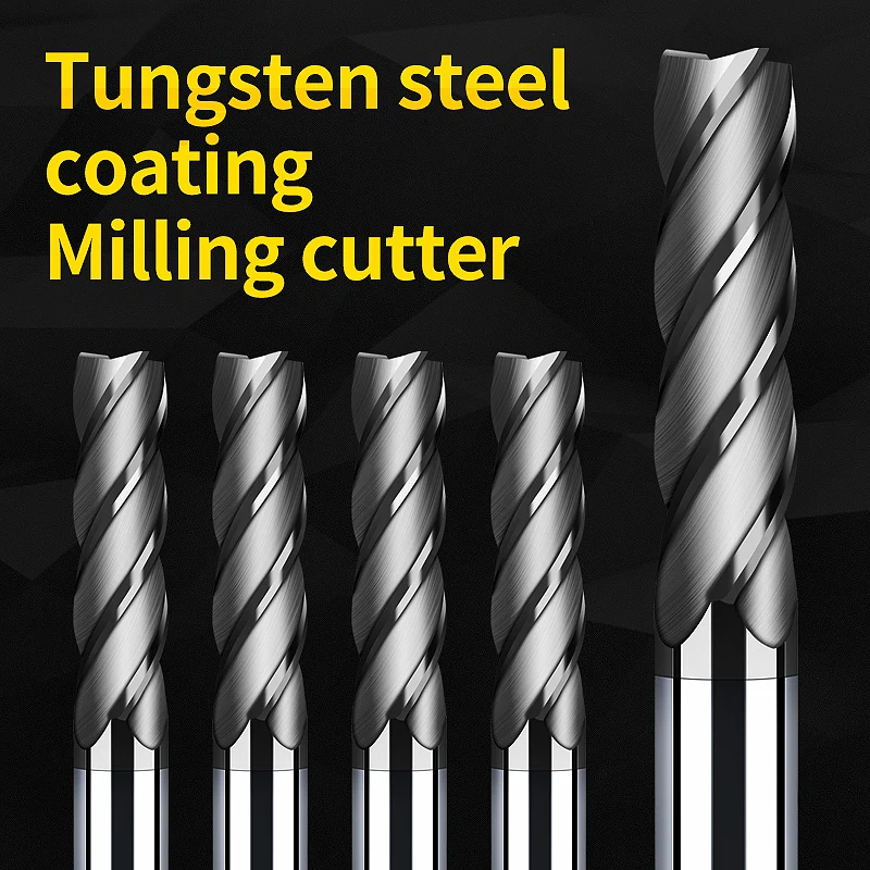 Augusttools Endmill сплав Карбид фрезерование Вольфрамовая сталь фреза Концевая HRC50 4