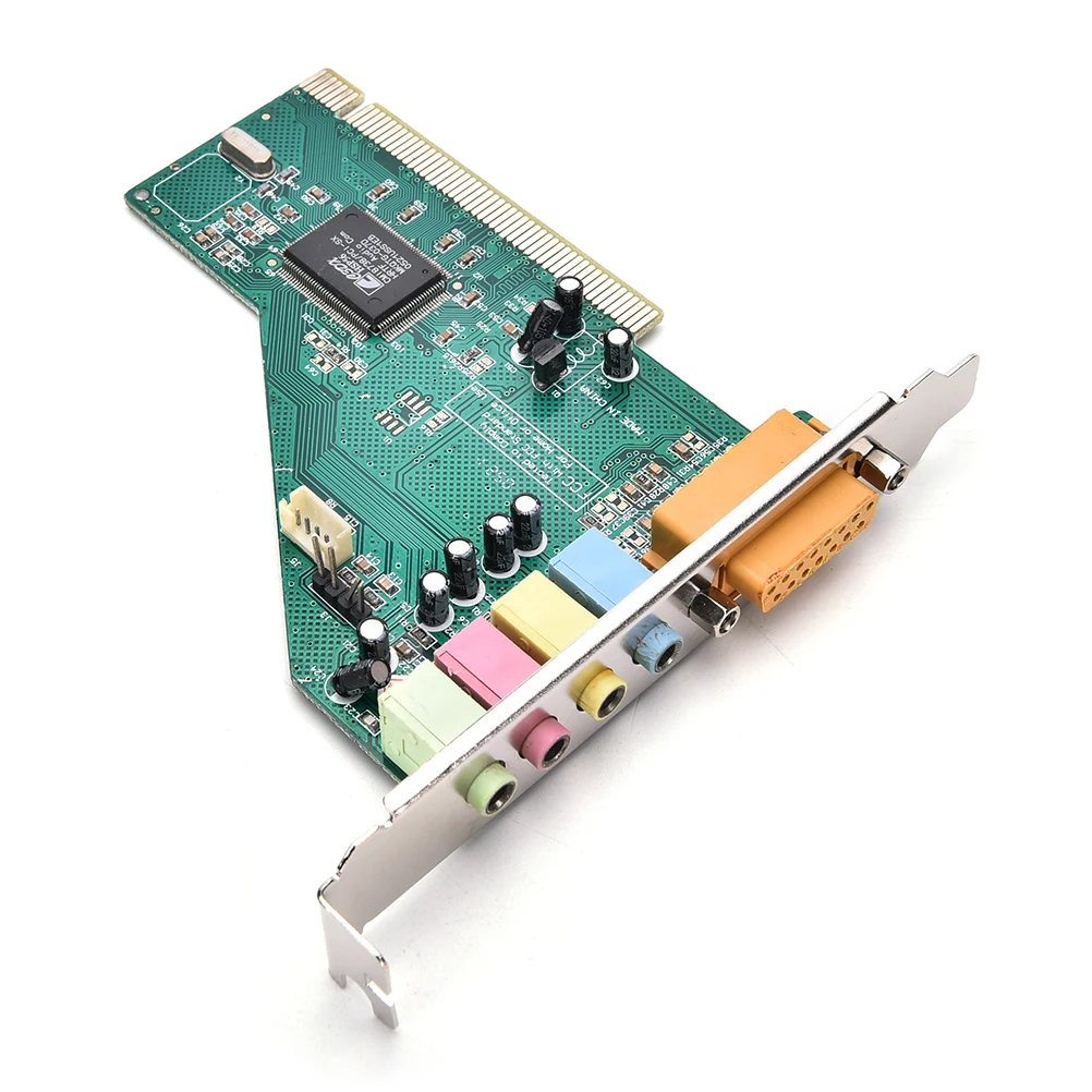 5 1 объемная 4 канальная 3D PC PCI XP/7/8/10 звуковая аудиокарта с игровым MIDI портом