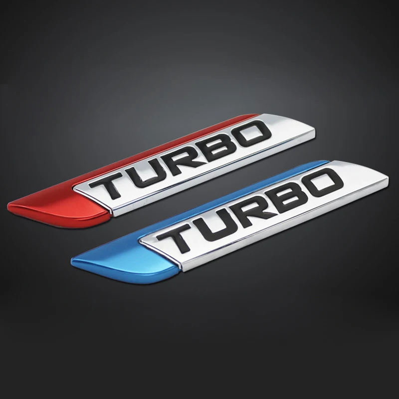 DSYCAR 3D Metal TURBO Turbocharged Car sticker Logo Emblem Badge Decals