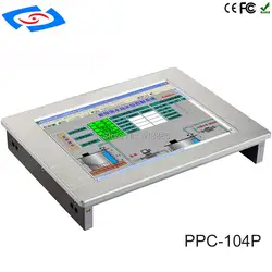 Заводская цена 10,4 "настенное крепление все в одном Панель ПК с 2xlan 4xUSB2. 0 Поддержка XP/Win7/Win10/Linux Операционная система Tablet