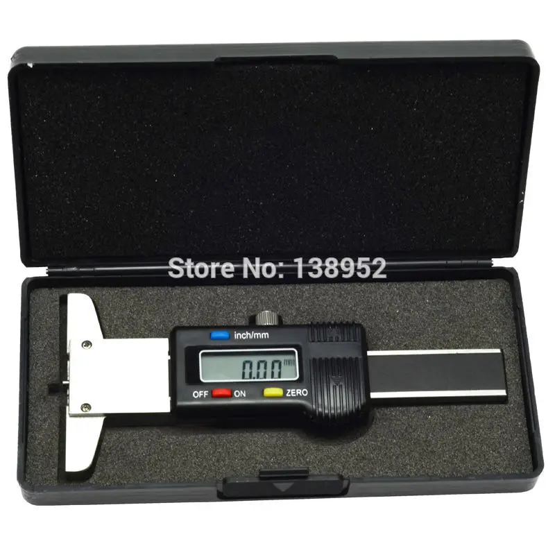 0-30mm stainless steel Digital Tire Thread Depth Gauge tire gauge Tyre depth gauge depth caliper depth measuring tool