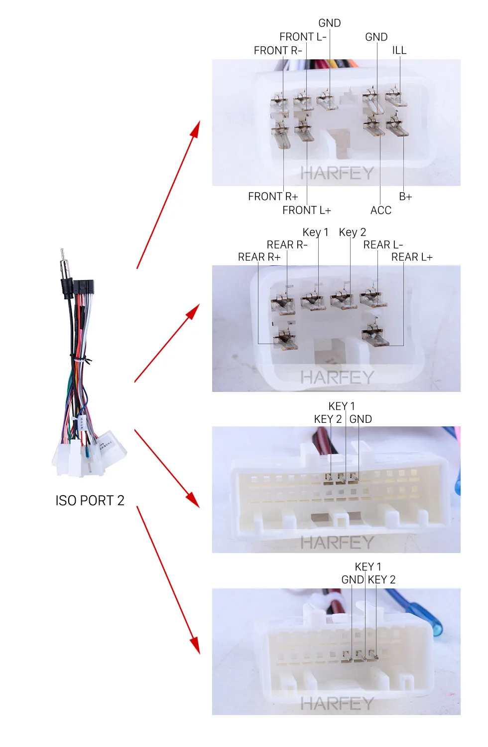 Sale Harfey 2Din Quad Core 10.1 Android 8.1 Wifi Car Radio GPS Multimedia Player Head Unit For TOYOTA VIOS Yaris  2014 2015 2016 2017 19
