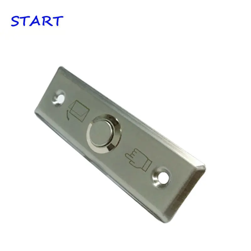 Металлическая кнопка выхода из нержавеющей стали для системы контроля доступа тонкая кнопка открывания двери