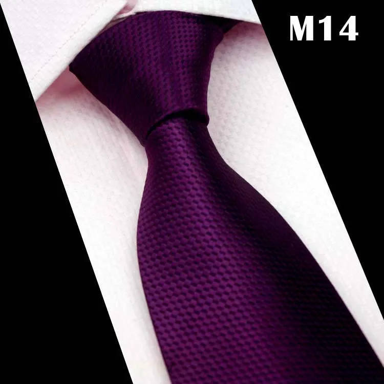 Бренд cityraider Cravate новые полосатые фиолетовые галстуки на шею для мужчин Тонкий Свадебный галстук 8 см Ширина мужские шелковые галстуки CR025 - Цвет: M14