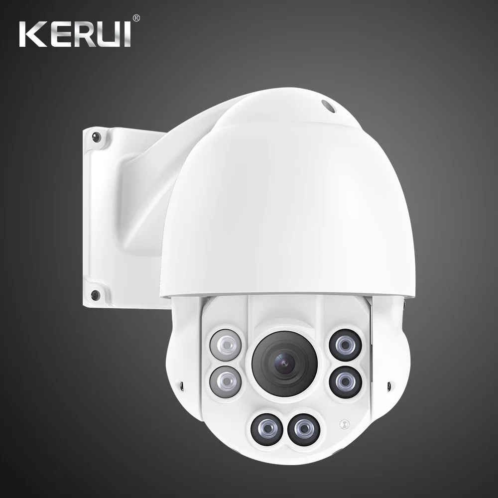 

Kerui 5.0MP 10X Zoom 4" Mini Outdoor PTZ Camera IP66 H.265 H.264 High Speed Full HD IP Camera ONVIF Night Vision APP