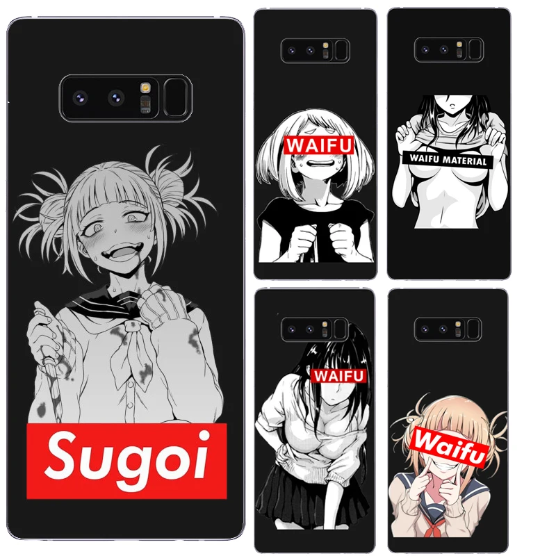 

Sugoi Senpai Anime waifu Phone Case For Samsung Galaxy S5 S7 S8 S6 S7EDGE S9 S9PLUS NOTE 3 4 7 8 9 Plastic Black hard Cover