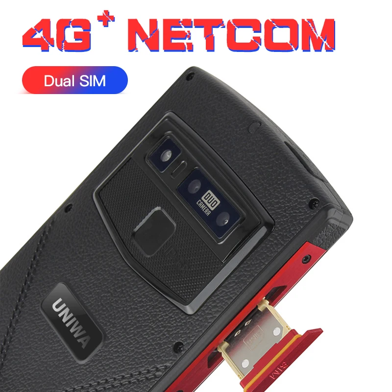 UNIWA M10 Mobile Phone IP68 Waterproof Smartphone Luxury Dual Camera Unlocked 4G LTE Dual SIM Quad Core 2G+16G Android Cellphone