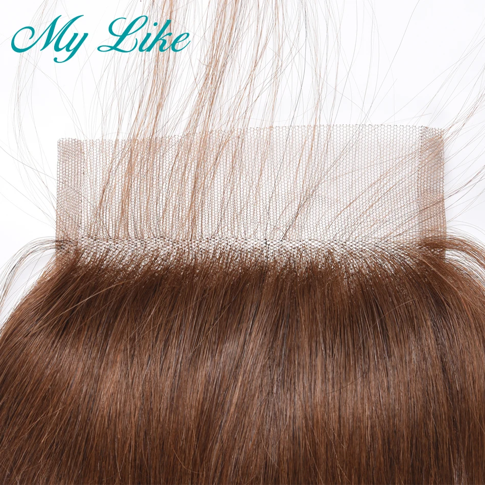 My Like Pre-colored Burmese Straight Human Hair Bundles with Closure #4 Light Brown Non-remy Hair Weave 3 Bundles with Closure My Like Pre-colored Burmese Straight Human Hair Bundles with Closure #4 Light Brown Non-remy Hair Weave 3 Bundles with Closure