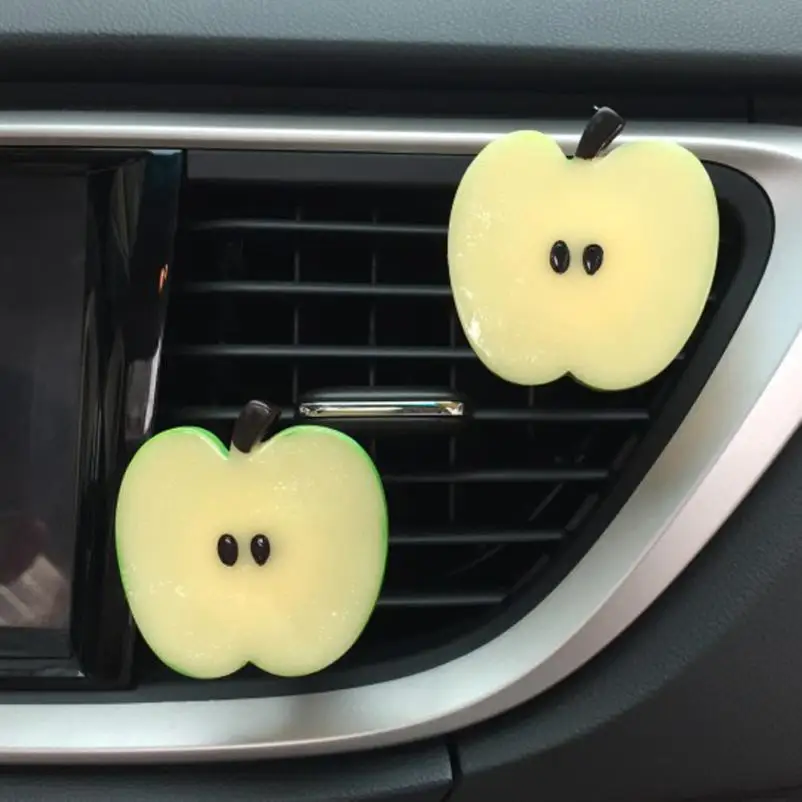 Автомобильный Стайлинг авто автомобиль multiflora Apple Air Outlet ароматный парфюм клип освежитель воздуха диффузор Горячий - Название цвета: A