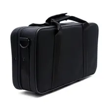 2 шт.(600D водонепроницаемый Гиг сумка коробка ткань Оксфорд для кларнета с регулируемым одним плечевым ремнем карман пена хлопок P