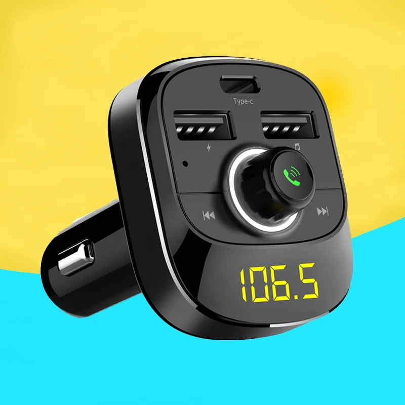 Quick charge 3.1 Car Bluetooth FM Transmitter Dual USB Ports Car