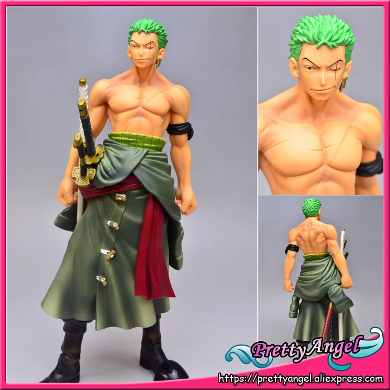 

Japanese Anime Original Banpresto One Piece Master Stars Piece The Roronoa.Zoro Special ver PVC Figure