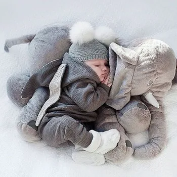 

new Jumpsuit born baby clothes Rabbit 3D Ear Warm Romper Jumpsuit Outfits Hooded ClothesInfant Baby Girl Boy winter baby clothes