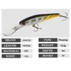 1 Uds Minnow Señuelos de pesca 12,5 cm 14g Japón láser Artificial cebo duro Fioating Fshing aparejos de Wobblers Crankbait Bass pesca señuelos ► Foto 2/6
